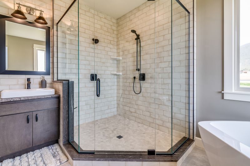 Glass Panel Shower Enclosure